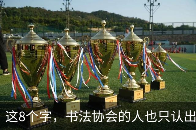 这8个字，书法协会的人也只认出3个，写它的人却用一生写出答案，治好了我的精神内耗。
